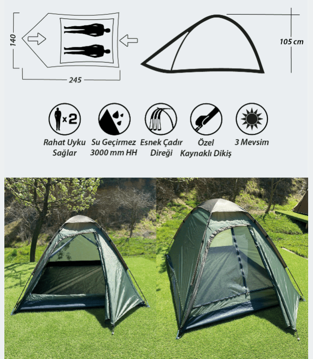campout kamp çadırı mars 2